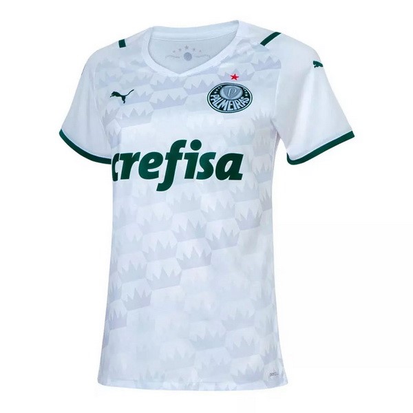 Camiseta Palmeiras Segunda equipo Mujer 2021-22 Blanco